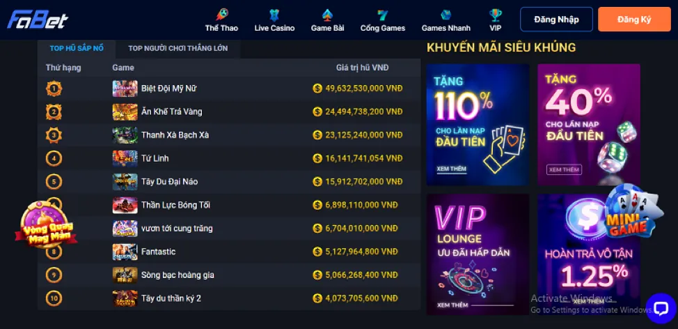 Tổng quan khuyến mãi EV88 VIP
